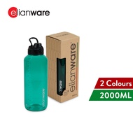 Elianware Tritan Large Capacity Water Bottle Sport Gym Big Botol Air BPA Free (2Ltr)