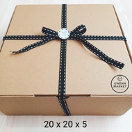 Corrugated pizza Box price per 5pcs cake Box cake Box bread Box 20 x 20 x 5