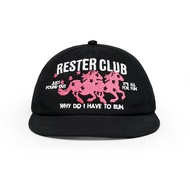 RESTER CLUB | CLASSIC SNAPBACK BLACK | HORSE HORSE HORSE