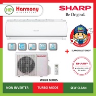 (2024 NEW) SHARP 1.0hp /1.5hp / 2.0hp/ 2.5hp Air Cond AHA9WCD2 / AHA12WCD2/ AHA18WCD2/ AHA24WCD2 Air Conditioner (PWP Install Klang Valley)