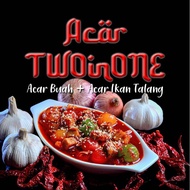 Acar TwoinOne / Acar buah &amp; Acar ikan talang / Acar buah / Acar ikan talang / lasercut malaysia