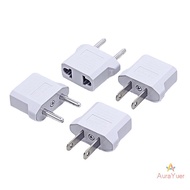[AuraYuer] 5/10Pcs Us To Eu Conversion Plug Eu To Us Us To Au Flat Plug To Dual Use New
