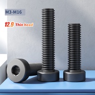 Class 12.9 High Strength Hexagon Screws Low Head Hexagon Bolts Thin Head Screws Daqo M3 M4 M5 M6 M8-