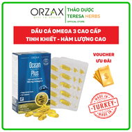 Dầu Cá Omega 3 Ocean Plus sáng mắt bổ não sáng da (Hộp 30 Viên)