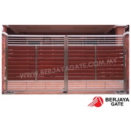 【PRE-ORDER MDSG 7】10x5.5ft Main Double Swing Gate / Pintu Pagar / Stainless Steel 304 / Aluminium / Klang Valley / KL