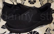 性價比之選👍🏻Skechers Men Slip-ins GOwalk 7 Easy On 2 Walking Shoes 黑魂 輕量健步跑鞋 216641-BBK (US 11) 媲美 HOKA