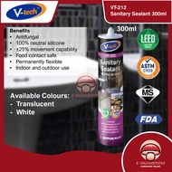 V-tech VT-212 Sanitary Silicone 300ml