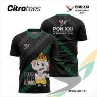 CITROTEES 2024 PON XXI Jersey t-shirt | NATIONAL SPORTS PEKAN JERSEY FULL PRINTING AK101-103