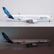 47cm A350 Neo Prototype Airlines Metal Aircraft with Wheel Replica Diecast Collectible Display Plane