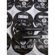 CRANK STRUMMER CW-220 53-39T DOUBLE CHAINRING Black CHAINWHEEL