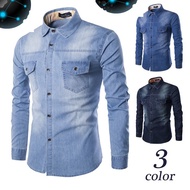 baju kemeja jaket jacket jeans denim lelaki bergaya men shirt tt68qw2