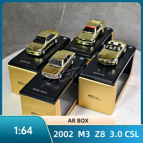 Diecast Car Model Almost Real AR Box 2002 Z8 M3 3.0 CSL 1:64