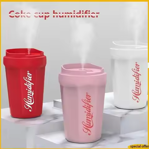 Coke Cup Car Humidifier Mini Humidifier Bedroom Home USB Desktop Heavy Fog Mini Small Portable Air H