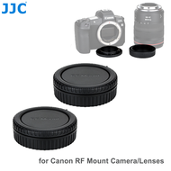 ฝาครอบตัวถังกล้อง JJC และกล้องติดตั้ง RF แคนนอน/เลนส์ฝาครอบเลนส์สำหรับหลังเช่น Canon EOS R5R6R7R8R10