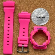 Neon Pink Matte Baby-G G sh0ck watchband For BA-110 / BA-111 / BA-112 / BA-120 / BA-130