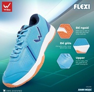 Giày Cầu Lông Wika Flexi Cày Sân Bê Tông tặng tất dệt kim