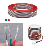 3Core22AWG 0.3Square Three-Core Wire3P Rehearsal Line Symphony LED LED Strip Power Cable RGB Signal 