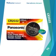 Panasonic CR2032 3V Lithium Coin Battery - 1's