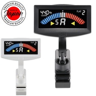 KORG Guitar/Bass Clip Tuner PitchCrow-G AW-4G BK Black/White AW-4G-BK/WH High accuracy of ±0.1 cent 