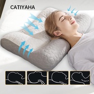 CATIYAHA Sleep Apnea Pillow, Non-Collapse Sleep Protection Orthopedic Deep Sleep Pillow,  Neck Massa
