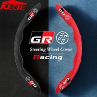 Toyota GR 86 Car Steering Wheel Cover Suede Leather GR Sport Gazoo Racing Interior Accessories