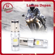 Bohlam LED Putih Motor H6 M2B Lampu LED Motor Beat Depan 2 Sisi Mata