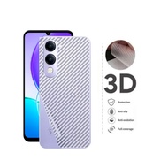 LAYAR Garskin Skin Carbon VIVO Y04 / Y04S Mobile Phone Back Screen Protector