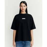 Street Wear Ready Stock AIMER Pure Cotton Letter Printing Large Size Short-Sleeved T-Shirt