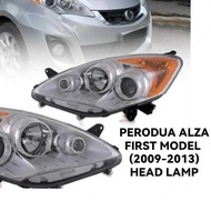 Perodua Alza 2009 Year First Model Front Head Light Lamp Lampu Depan Besar