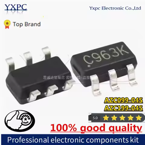 10PCS AZC099-04S R7G C96BJ c96** SOT23-6 AZC099-04S.R7G SOT23 C96GH AZC099 AZC099-04 AZC199-04S AZC1