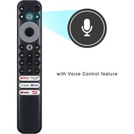 New original RC902V FMR1 TCL voice remote control for TCL 8K Qled smart TV voice remote control 50P7