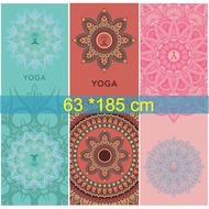 2021Anti-slip Yoga mat Blankets 63*185cm Towel Gym Fitness Pilates Workout Sports Travel Pattern Home Yoga Mat Cover Quick-drying
