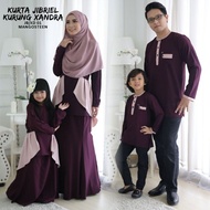 NEW YEAR SALE !! Baju Sedondon Kurung Xandra & Kurta Jibriel Kod 01 Mangosteen | Baju Raya