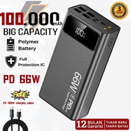 [SG Ready Stock]100000mAh powerbank fast charging With 4 USB 3 inputs Portable charger power bank,PD