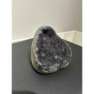 Space Grey Black Amethyst Natural Crystal Geode Natural Amethyst Geode