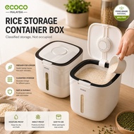 LODER ECOCO Kotak Beras 5kg/10kg – Kedap Serangga & Kelembapan, Bekas Beras Tahun Baru Cina
