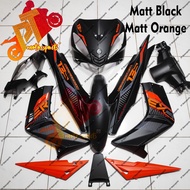 Yamaha LC 135 V1 Cover Set Matt Black Matt Orange Metallic Black Exciter 2021 Kings 84