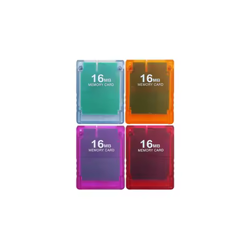 Memory card M2 solution for PS2 for playstation 2 game console memory card Transparent color card 8/