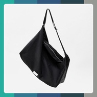 [FENNEC] FABRIC HOBO BAG - BLACK