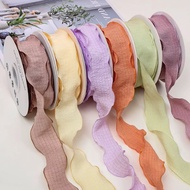 [1ROLL/9METER] Korea Ribbon Wave Ribbon Flower bouquet Gift Ribbon/ Flower bouquet Ribbon roll
