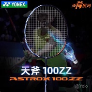 YONEX YONEX Sky Axe 100ZZ ASTROX100zz Navy Blue Full Carbon Lightweight Badminton Racket