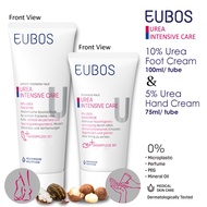 Eubos Urea Intensive Care 5% Urea Hand  Cream 75ml + Urea Intensive Care 10% Urea Foot Cream 100ml