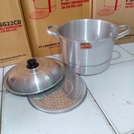 Multipurpose Pan langseng Steamed Steamer 26cm Aluminum