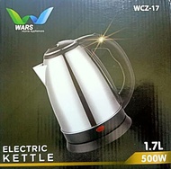 kettle - teko listrik stainless wars' 1,7 liter