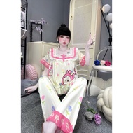 Silk lotus collar pajamas, about 40 to 60kg, cute and cool clothes