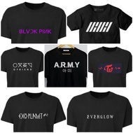 KPOP blacktee t-shirt Blackpink icon gfriend army bts twice everglow exo