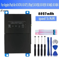 8827mAh Tablet Battery for Apple IPad 5 & Air 1 Replacement Bateria A1474 A1475 A1476 A1822 A1823 A1