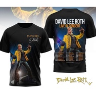 David Lee Roth Live In Concert 2025 3D T-Shirt S-5XL