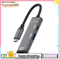 Type-C USB-A PD100W HUB Docking Station 4K@ 120Hz -Compatible Converter Type-C to HDTV USB-C Splitte