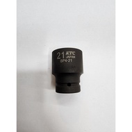 1/2" dr. impact socket 21mm KTC BP4-21 Black Shock Wrench 21mm